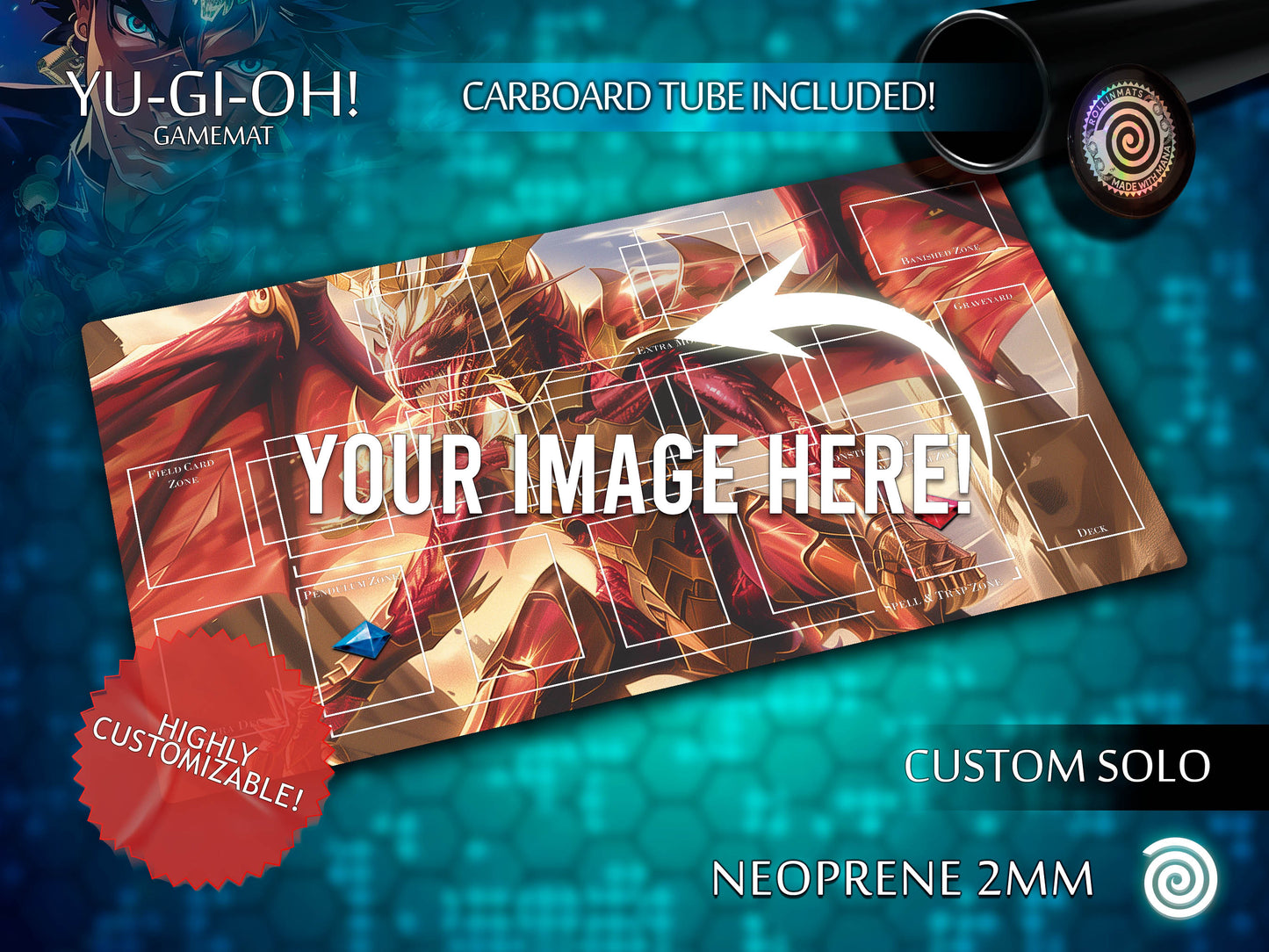 YU-GI-OH! Trading Card Game compatible Playmats