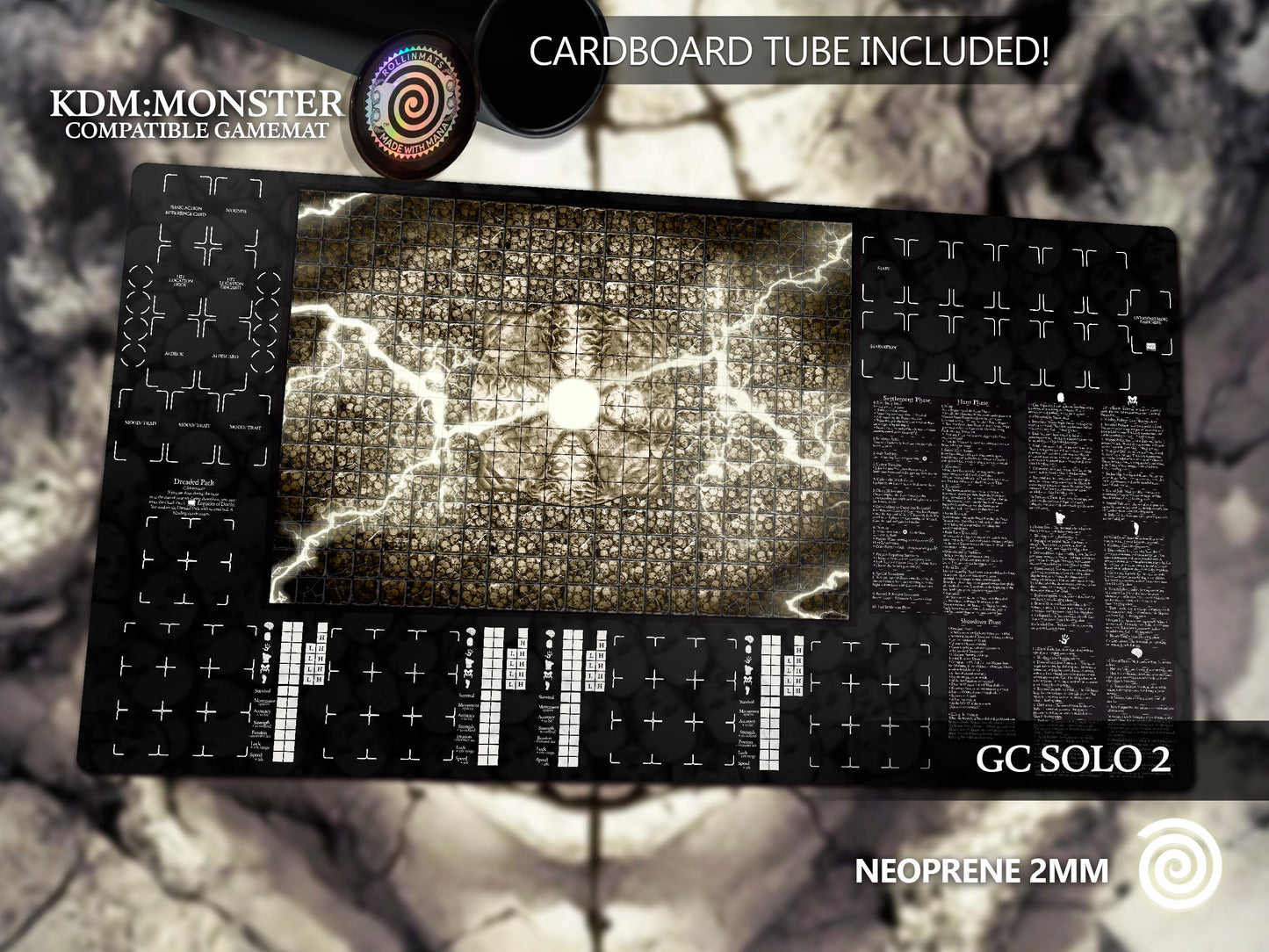 Kingdom Death: Monster compatible Gamemats