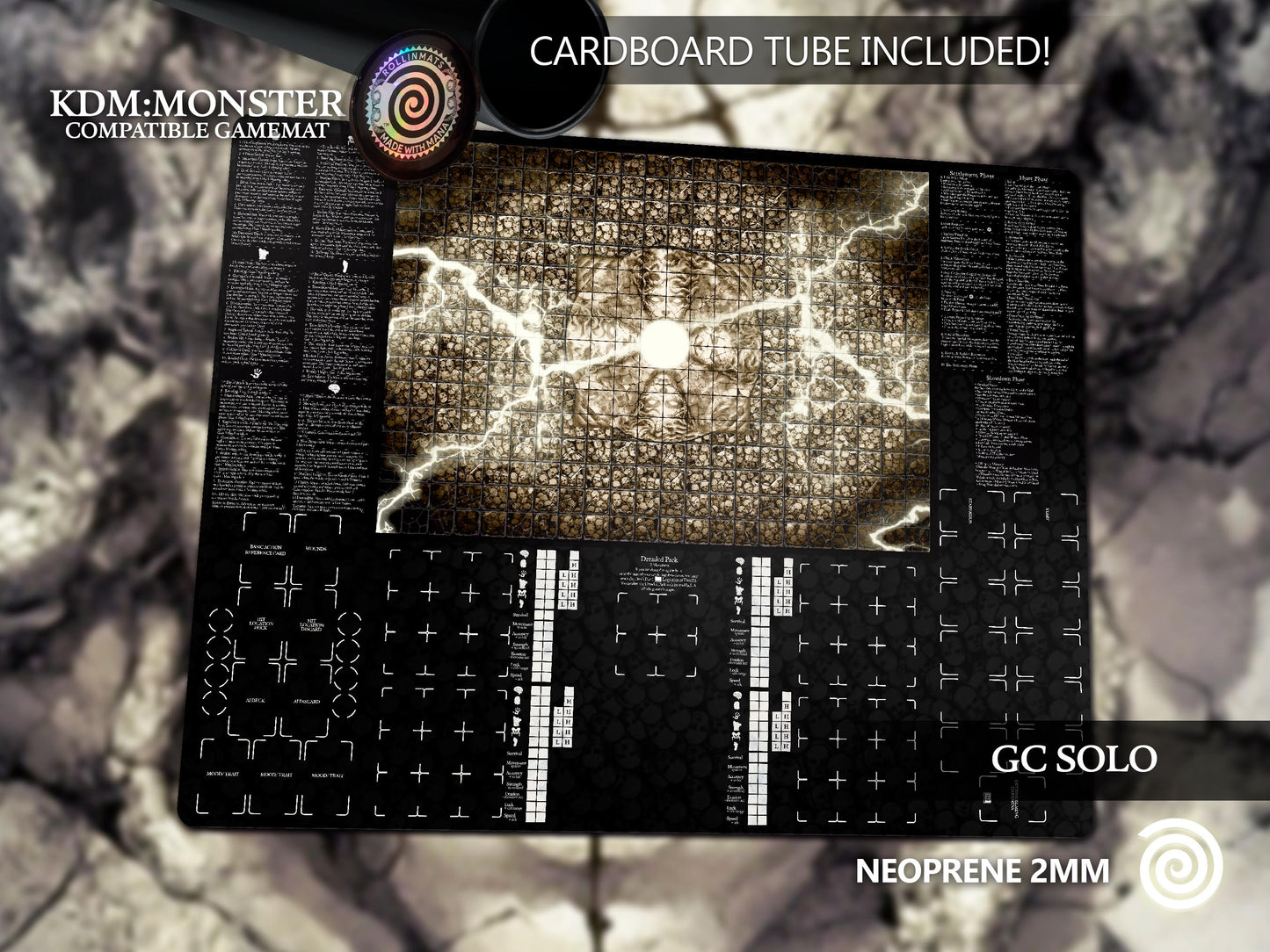 Kingdom Death: Monster compatible Gamemats