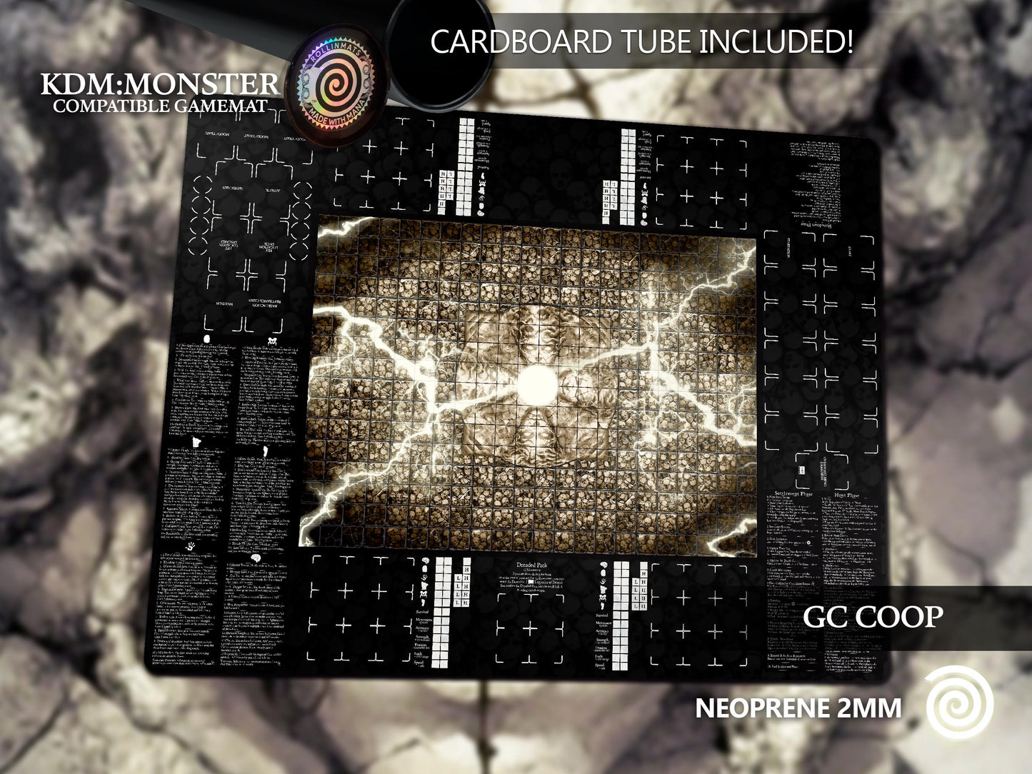 Kingdom Death: Monster compatible Gamemats