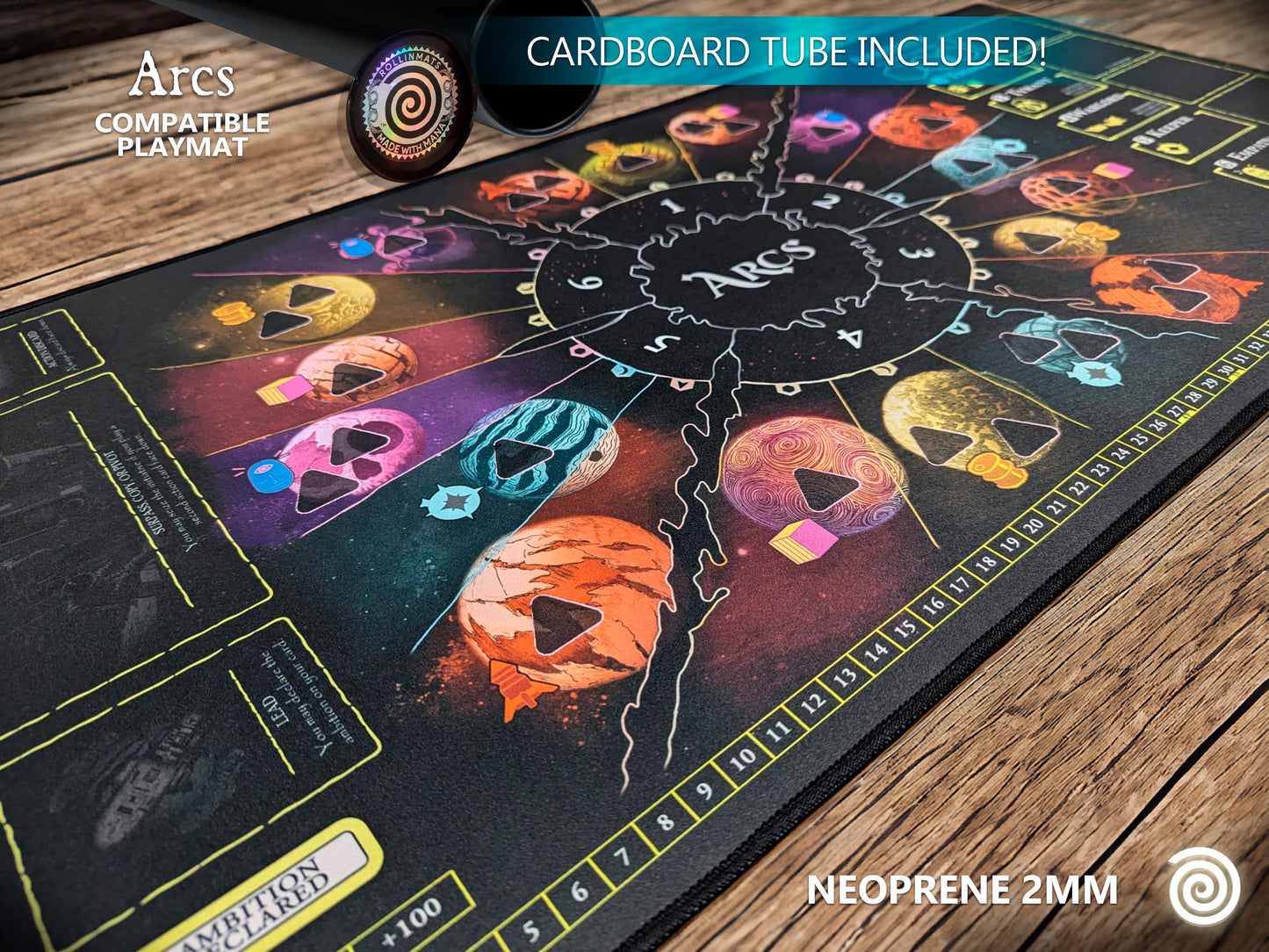 Playmat Arcs Compatible Gamemat