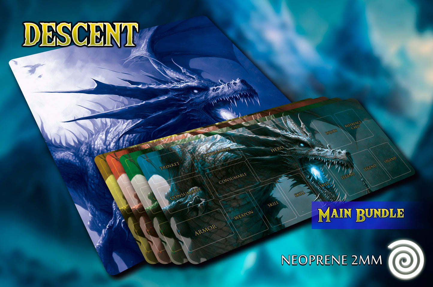 Descent Legends of the dark compatible Playmats