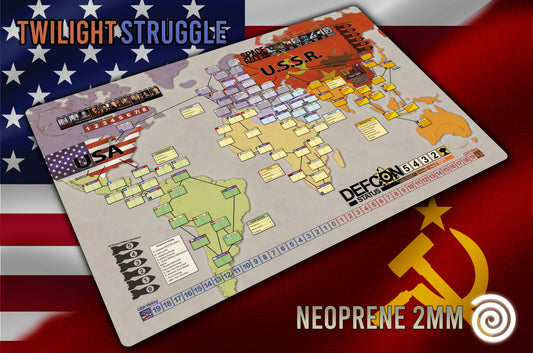 Twilight Struggle compatible Gamemat