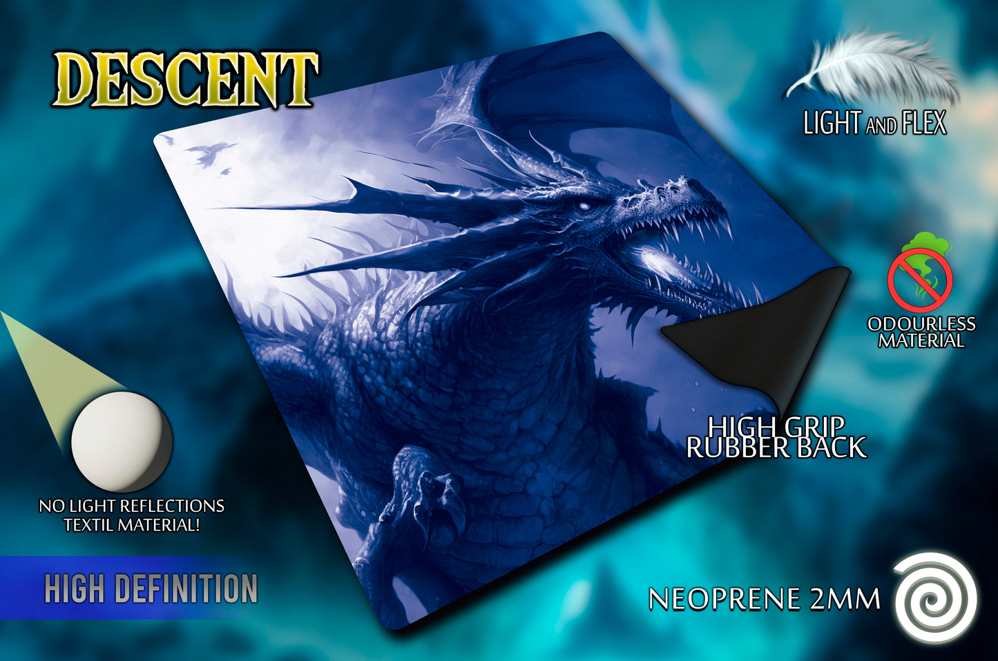 Descent Legends of the dark compatible Playmats