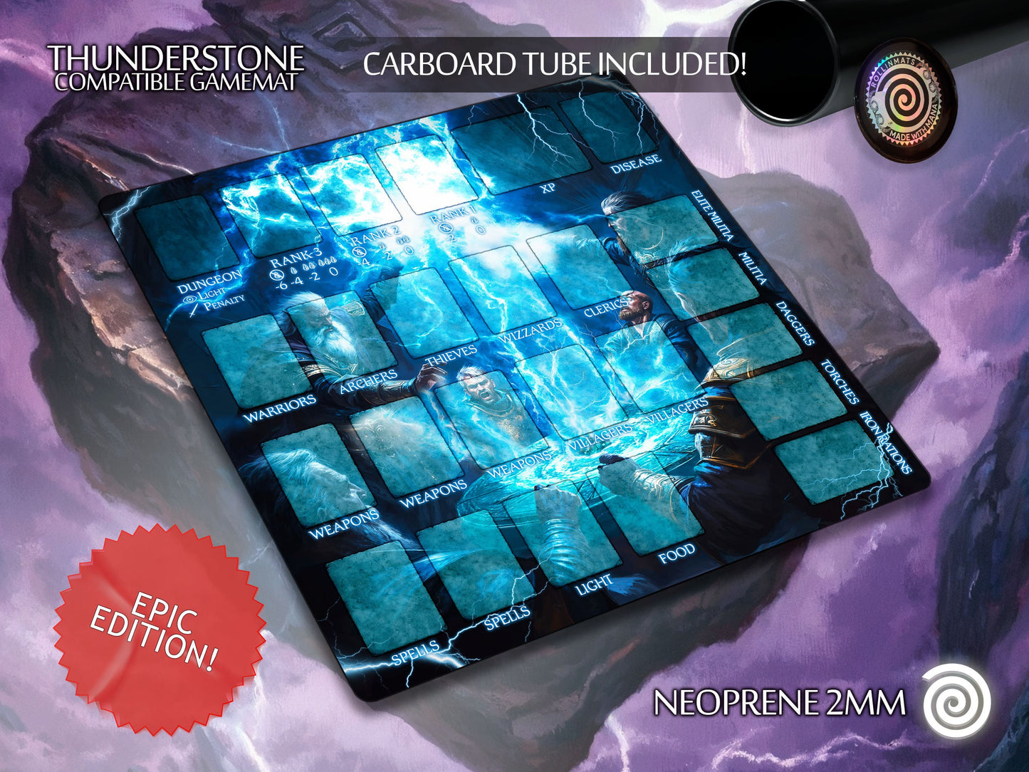 Thunderstone Compatible Gamemat