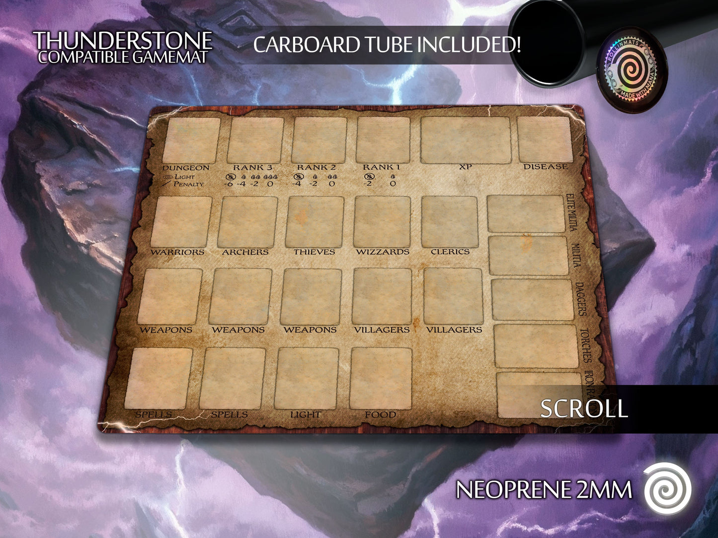 Thunderstone Compatible Gamemat