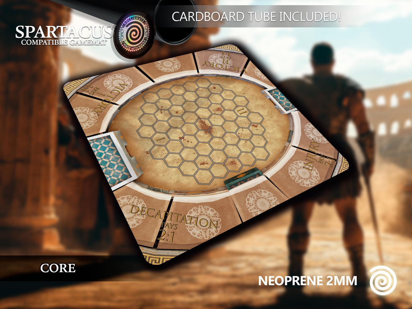 Spartacus compatible Playmat