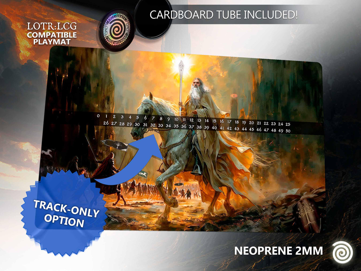 Lord of the Rings LCG compatible Playmat (New Edition - 65x45 cm)