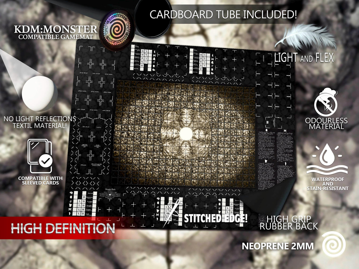 Kingdom Death: Monster compatible Gamemats