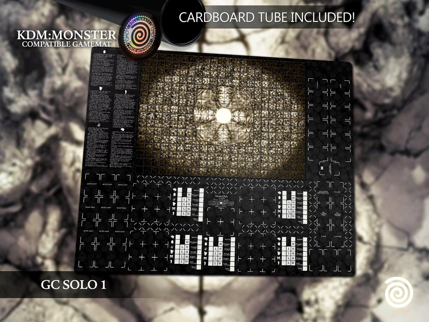 Kingdom Death: Monster compatible Gamemats