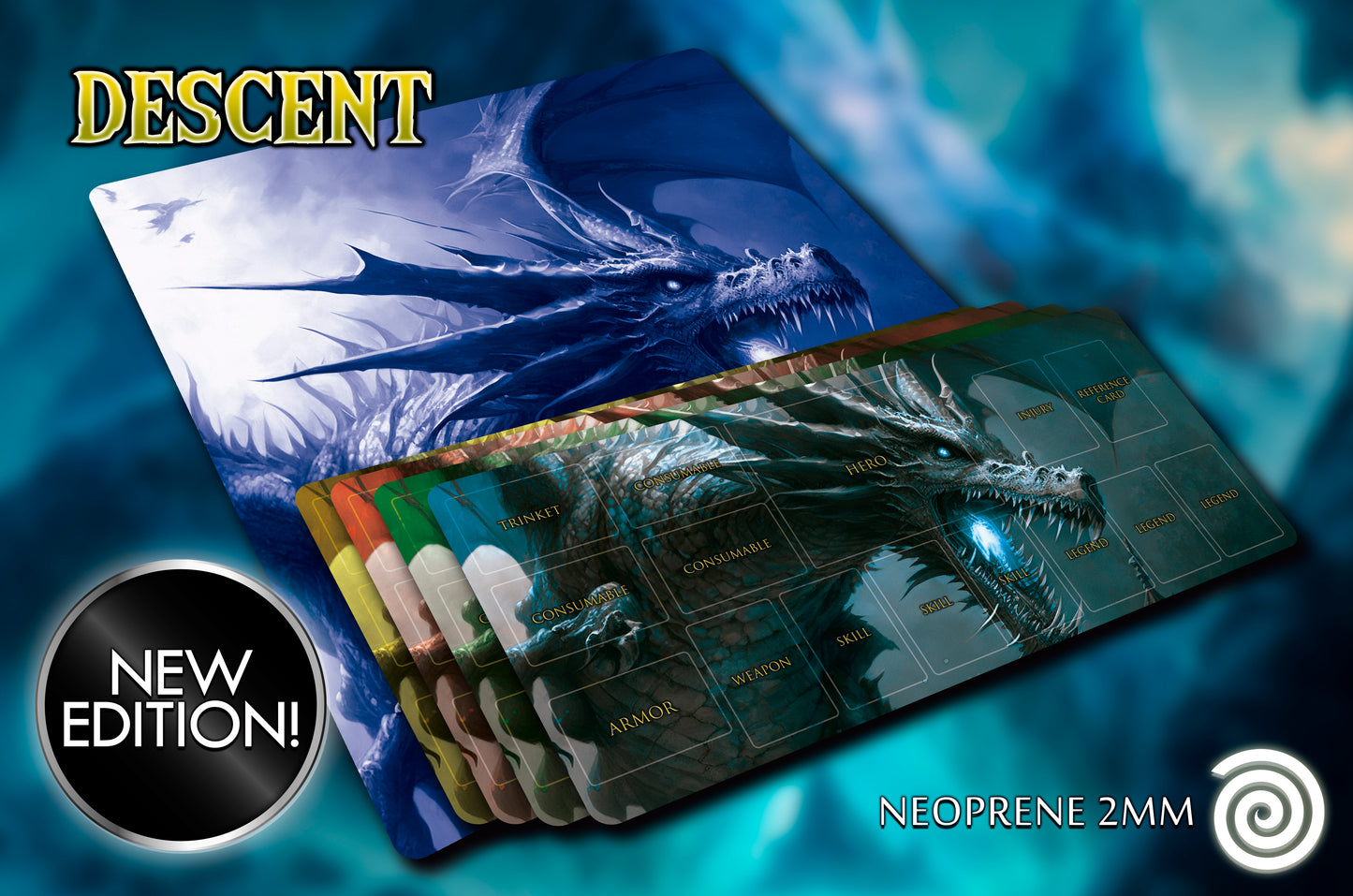 Descent Legends of the dark compatible Playmats