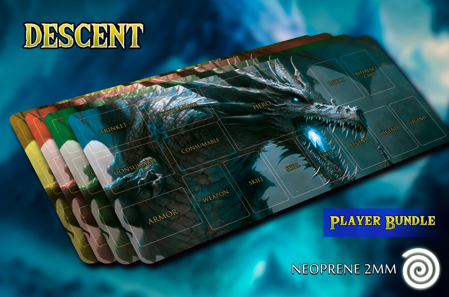 Descent Legends of the dark compatible Playmats