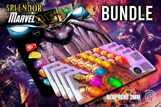 Tapete Bundle Pack para Splendor Marvel UNOFFICIAL PRODUCT