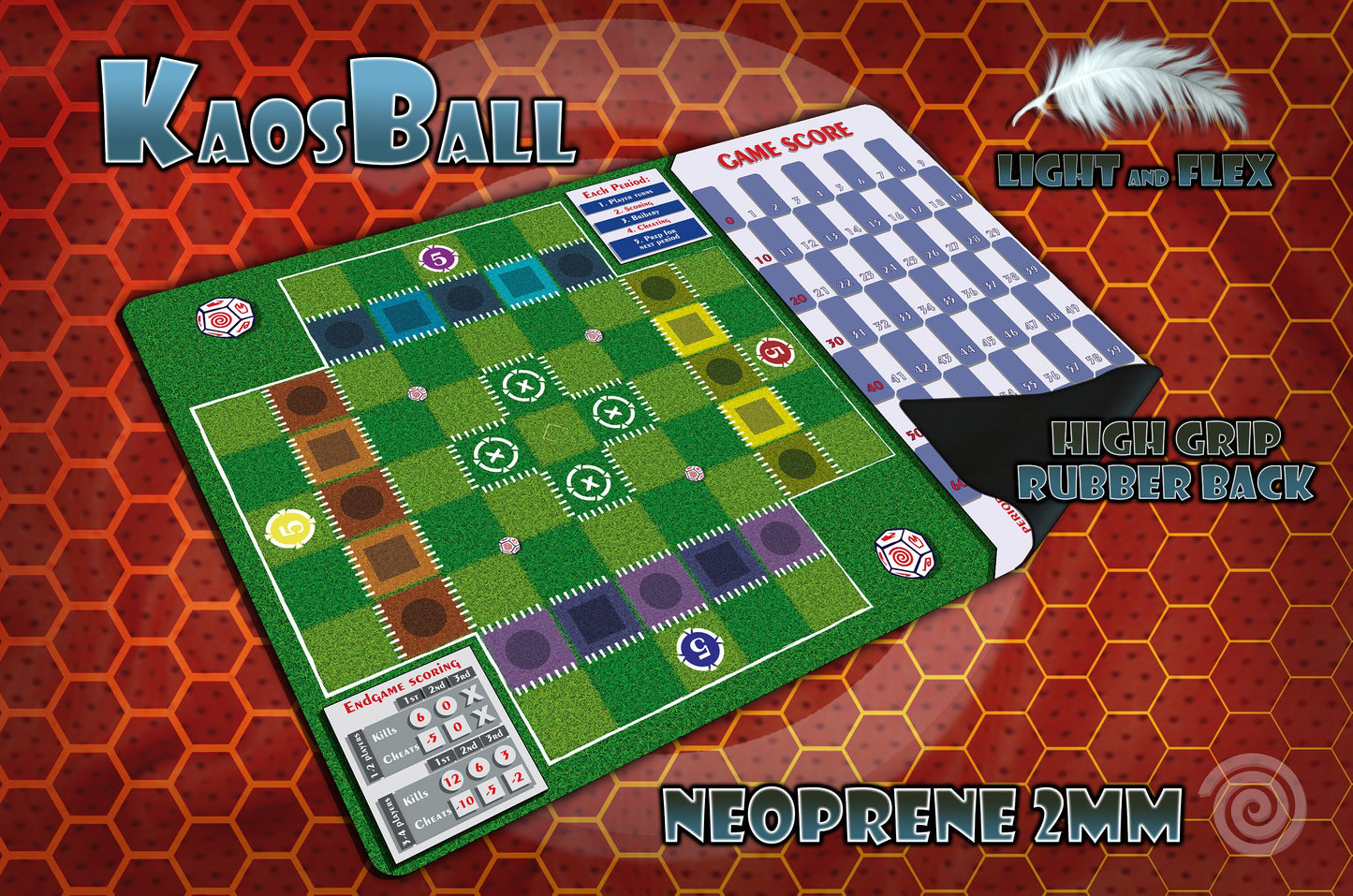 Tapete compatible con KaosBall ( 69 x 46 )