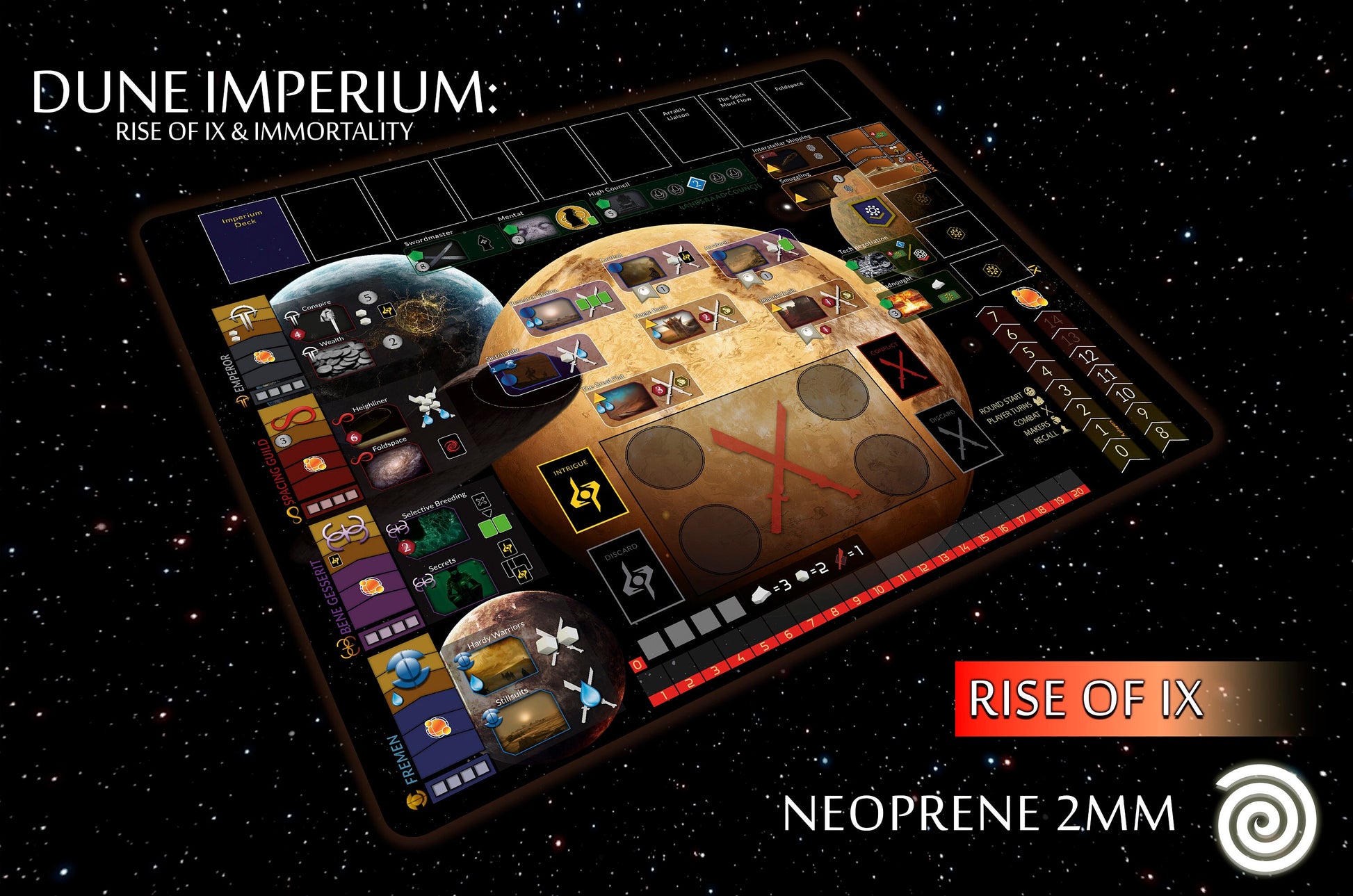 Tapete DUNE IMPERIUM : Rise of IX and Immortality (Producto No Oficial)