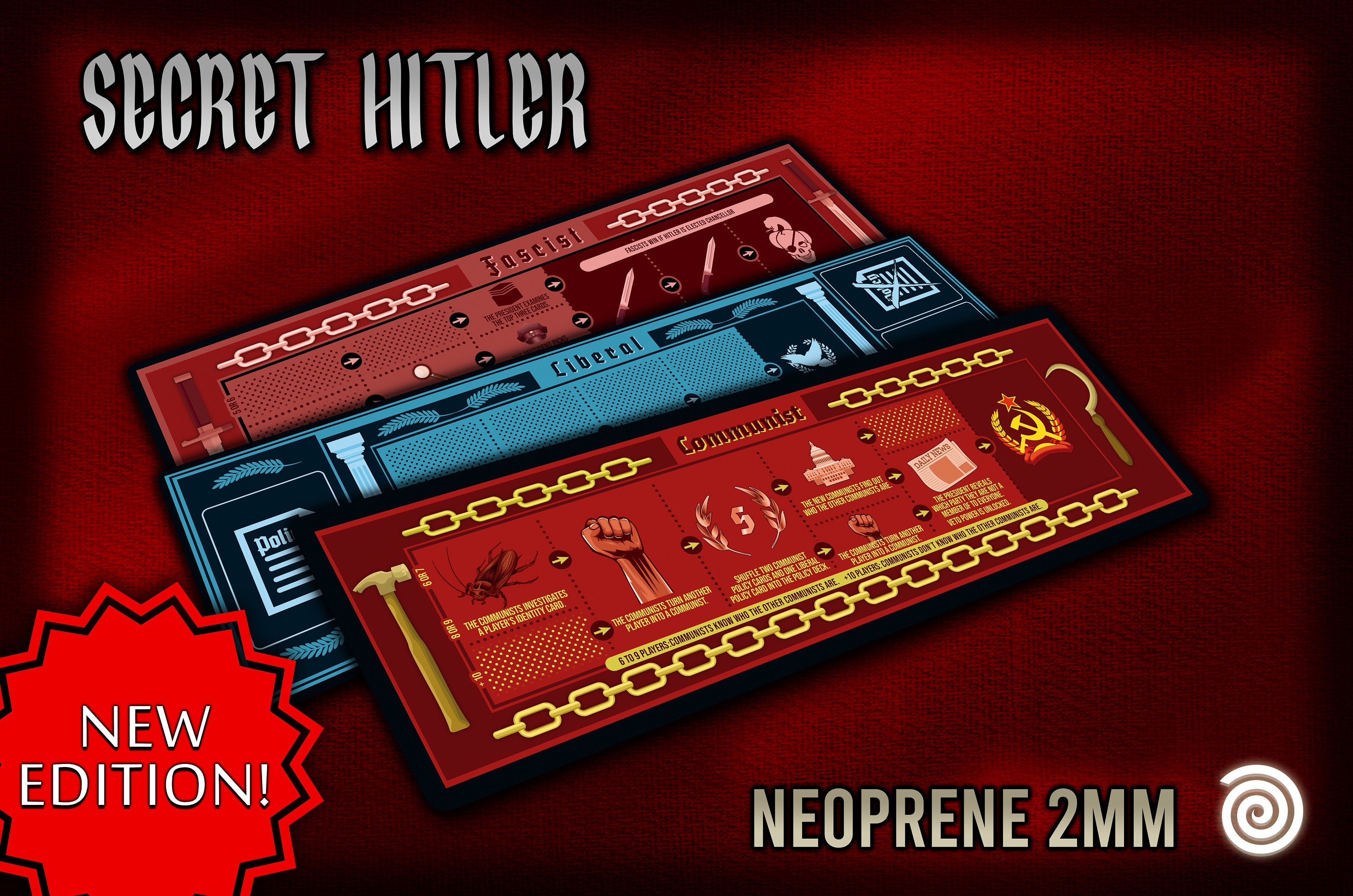 Secret Hitler Board Game popular 5-10 Players